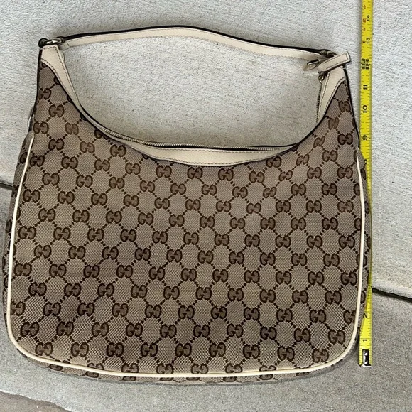 EUC Gucci GG Canvas Charmy Hobo Authentic Shoulder Bag - Picture 14 of 16